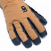 Outdoor Research Men's Revolution Undercuff GORE-TEX Gloves shown in the Bronze color option. Top view.