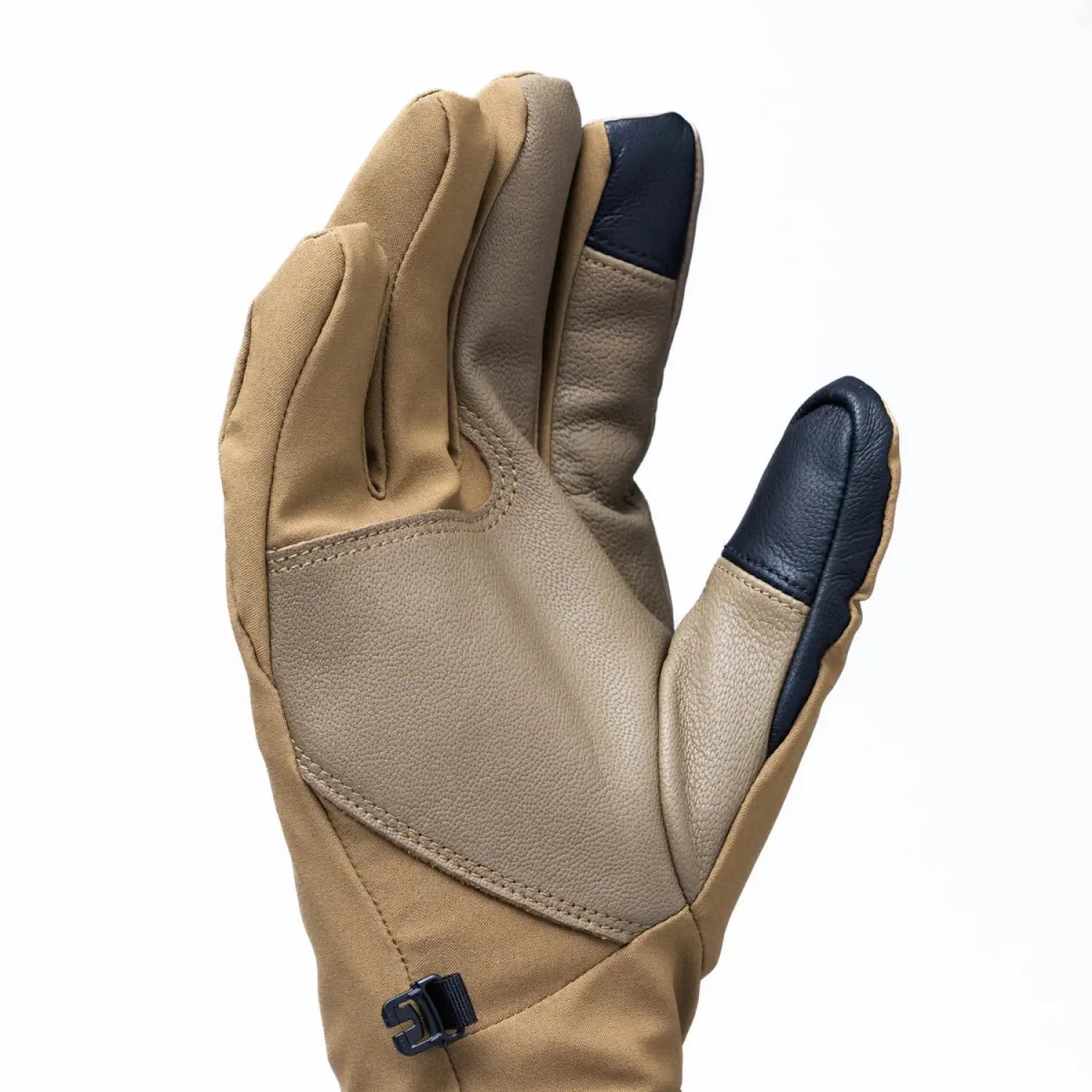 Outdoor Research M's Sureshot Pro Gloves, Coyote, view of top of gloves