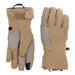 Outdoor Research M's Sureshot Pro Gloves, Coyote, front and back flat