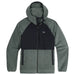 Outdoor Research Men's OR Polartec® 200 Hoodie shown in the Light Pewter Heather color option. Front view.