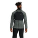 Outdoor Research Men's OR Polartec® 200 Hoodie shown in the Light Pewter Heather color option. Front view on model.