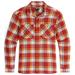 outdoor research mens feedback flannel twill shirt front flat view