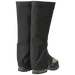 Outdoor Research Men's Rocky Mountain High Gaiters in solid black, back view