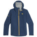 Outdoor Research® Men's Stratoburst Stretch Rain Jacket shown in the Cenote color option. Front view.