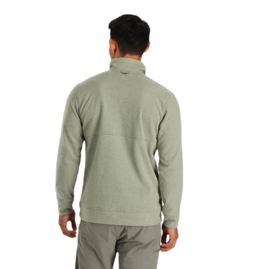 Outdoor Research® Men's Trail Mix Snap Pullover II shown in the Flint color option. Back view.