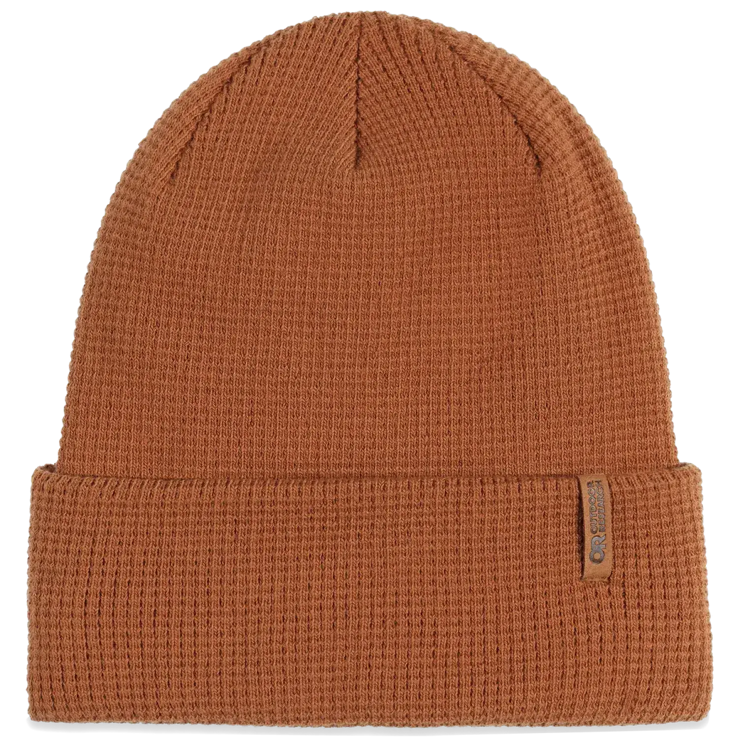 Outdoor Research Pitted Beanie shown in the Bronze color option.