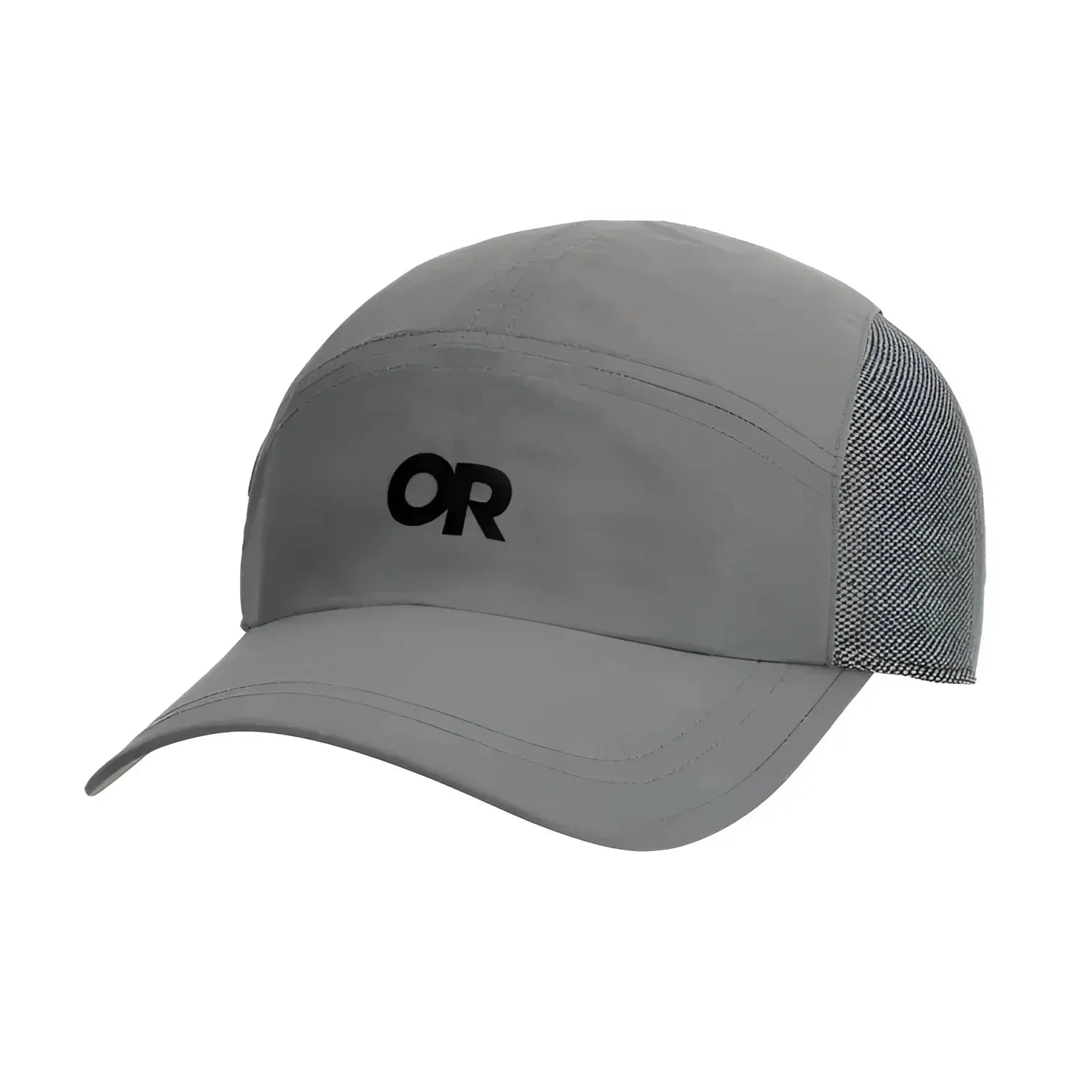 Outdoor Research Swift Cap in charcoal reflective, front view