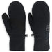 Outdoor Research Trail Mix Mitts, Black, front view 
