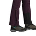 outoor research womens cirue iii "snow" pant in amethyst size ankle zipper model view