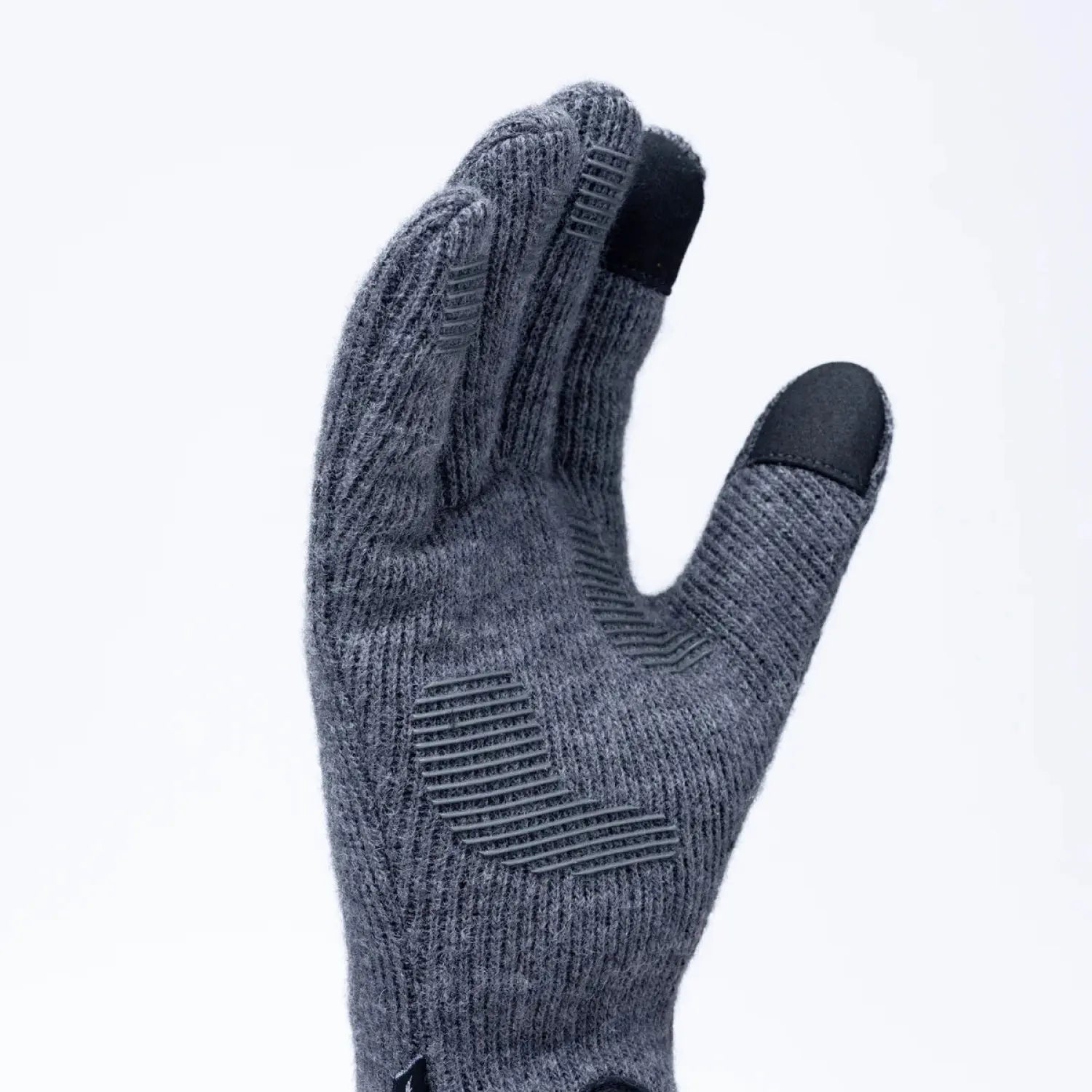 Outdoor Research Women's Flurry Sensor Gloves shown in the Charcoal color option. Palm view