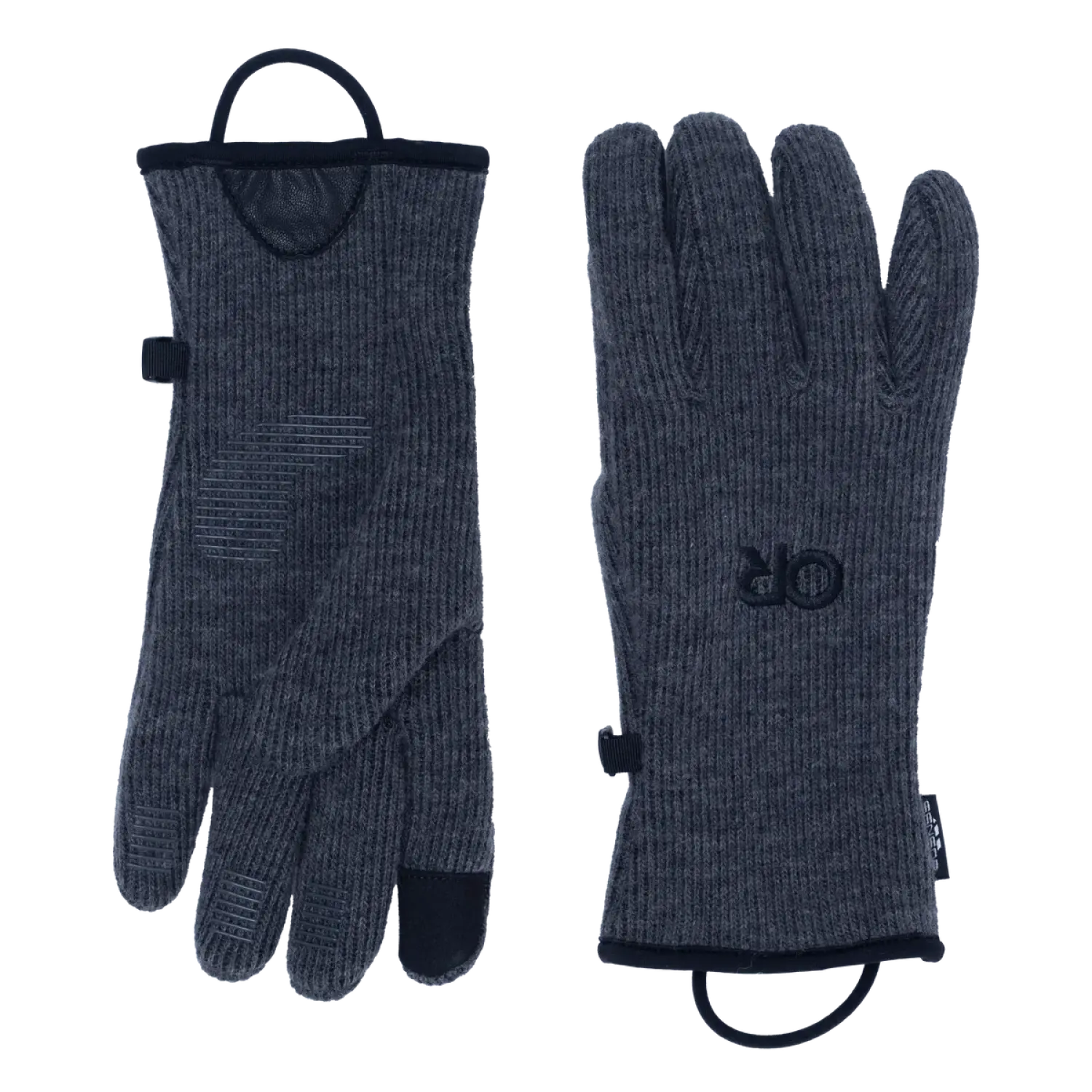 Outdoor Research Women's Flurry Sensor Gloves shown in the Charcoal color option. 