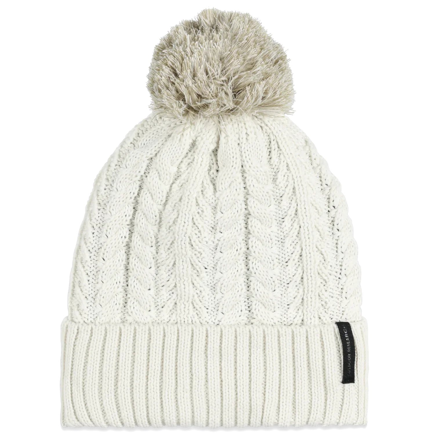 Outdoor Research Women's Liftie Beanie shown in the Bone color option. 