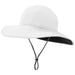 Outdoor Research® Women's Oasis Sun Hat shown in the White color option. Front view.