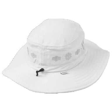 Outdoor Research Women's Solar Roller Sun Hat White Rice Embroidery Back
