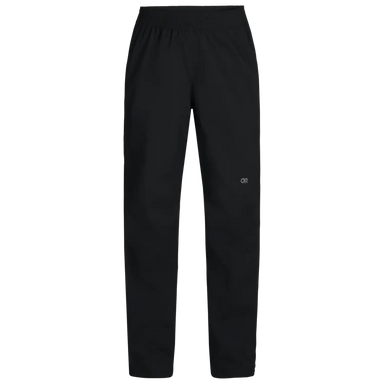 Outdoor Research Women's Stratoburst Stretch Rain Pants shown in the Black color option.