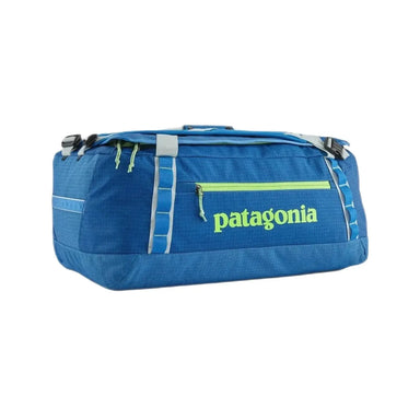 Patagonia Black Hole® Duffel Bag 55L shown in the Matte Vessel Blue color option, side view.