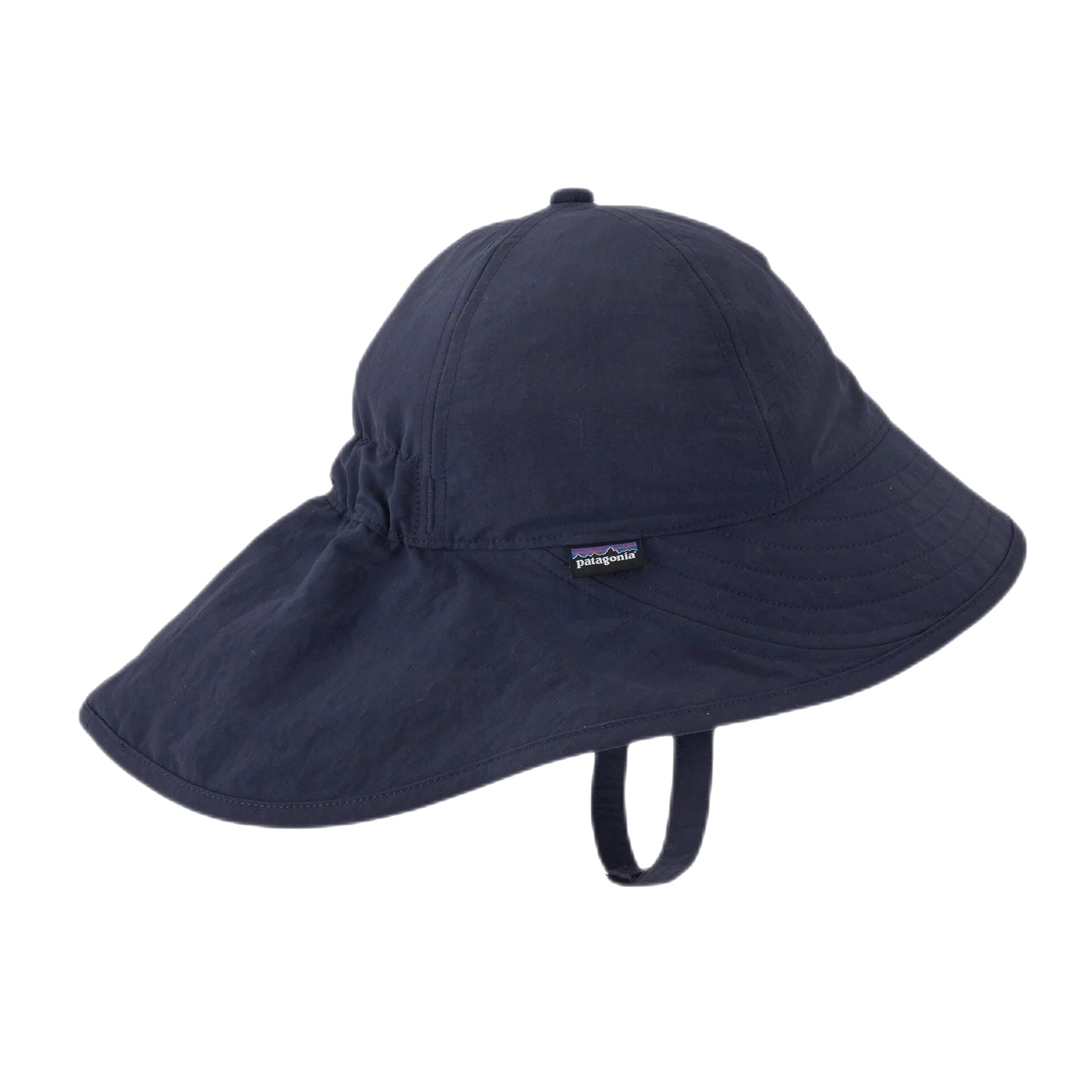 Patagonia Babies' Block-the-Sun Hat Navy Front