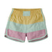 Patagonia Baby Boardshorts shown in the Milled Yellow color.
