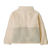 Patagonia Baby Cozy Fluff Jacket in Natural, back view flat