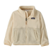 Patagonia Baby Cozy Fluff Jacket in Natural, front view flat