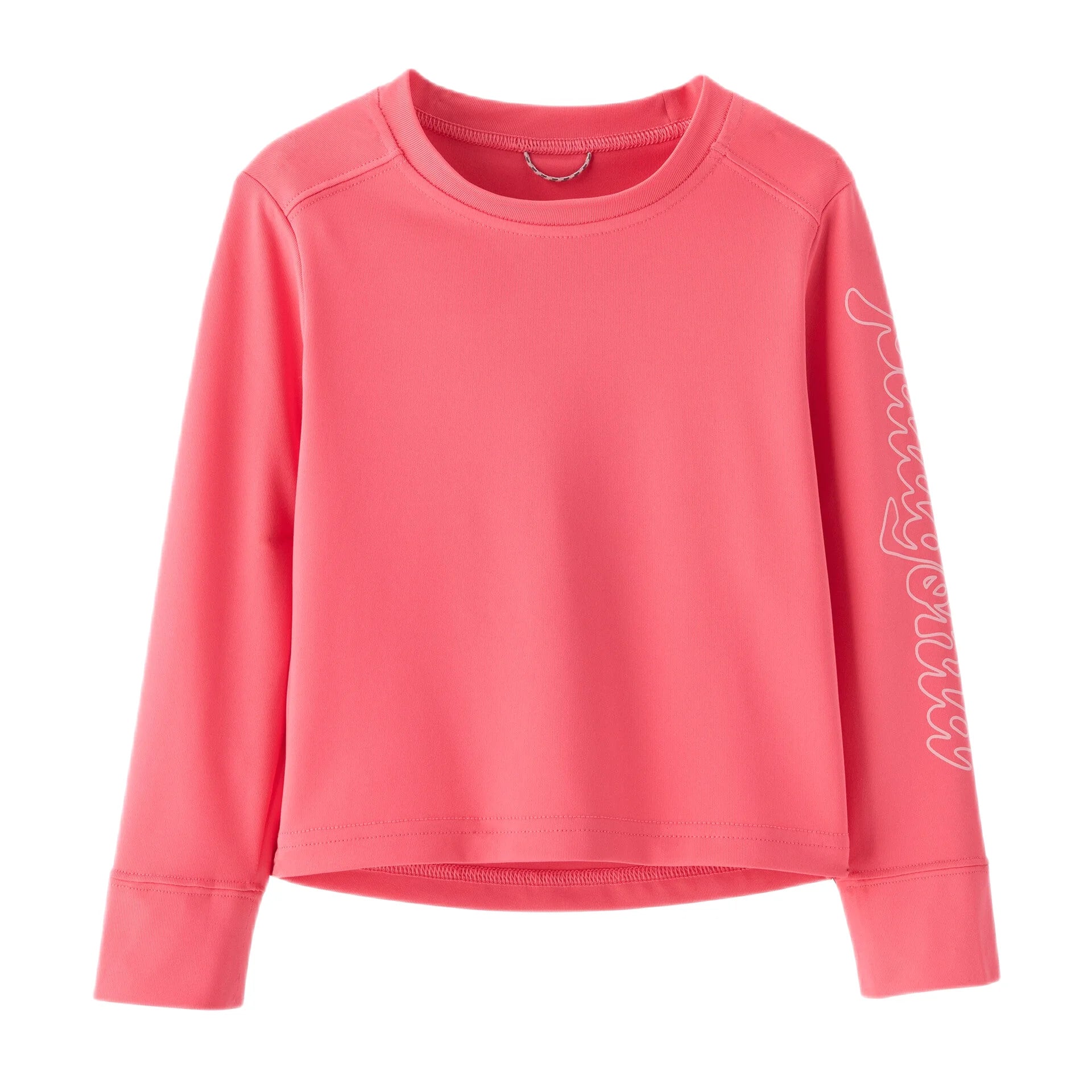 Patagonia Baby Long-Sleeved Capilene Silkweight UPF T-Shirt Pink Flat Front