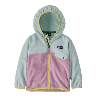 Patagonia Baby Micro D® Snap-T® Fleece Jacket, Milkweed Mauve, front view flat 