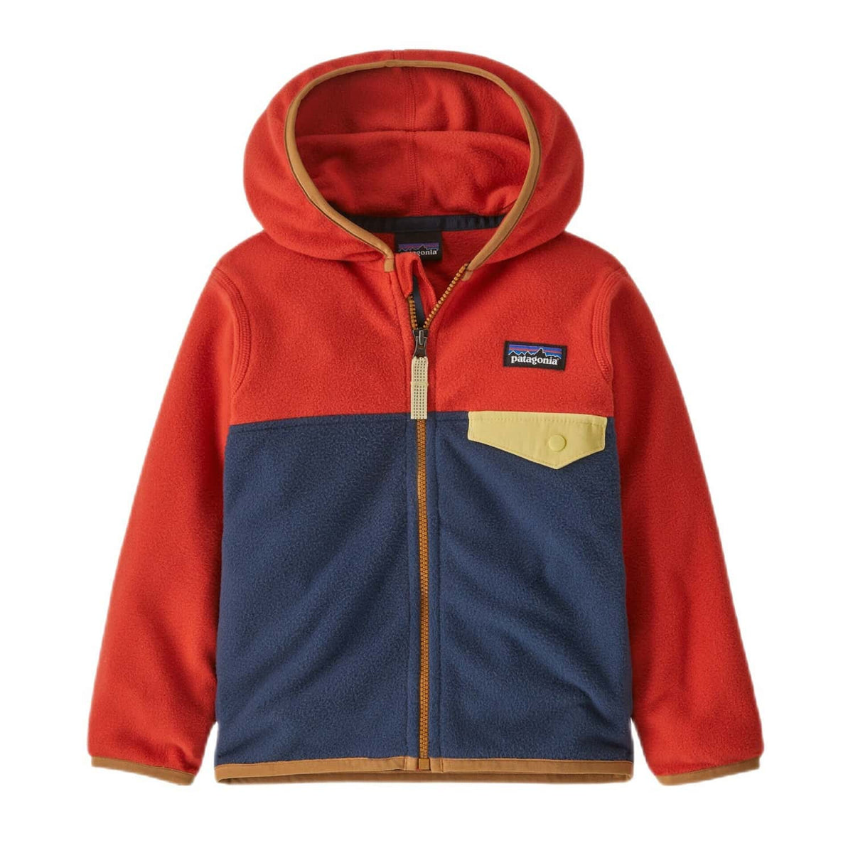 Patagonia men's medium red/navy Snap-T full zip popular fleece jacket Retails $150