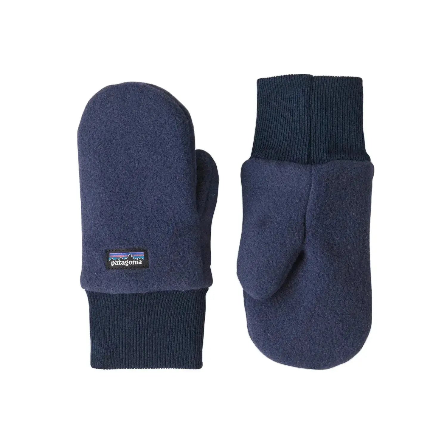 Patagonia Baby Pita Pocket Mitten shown in the New Navy color option.
