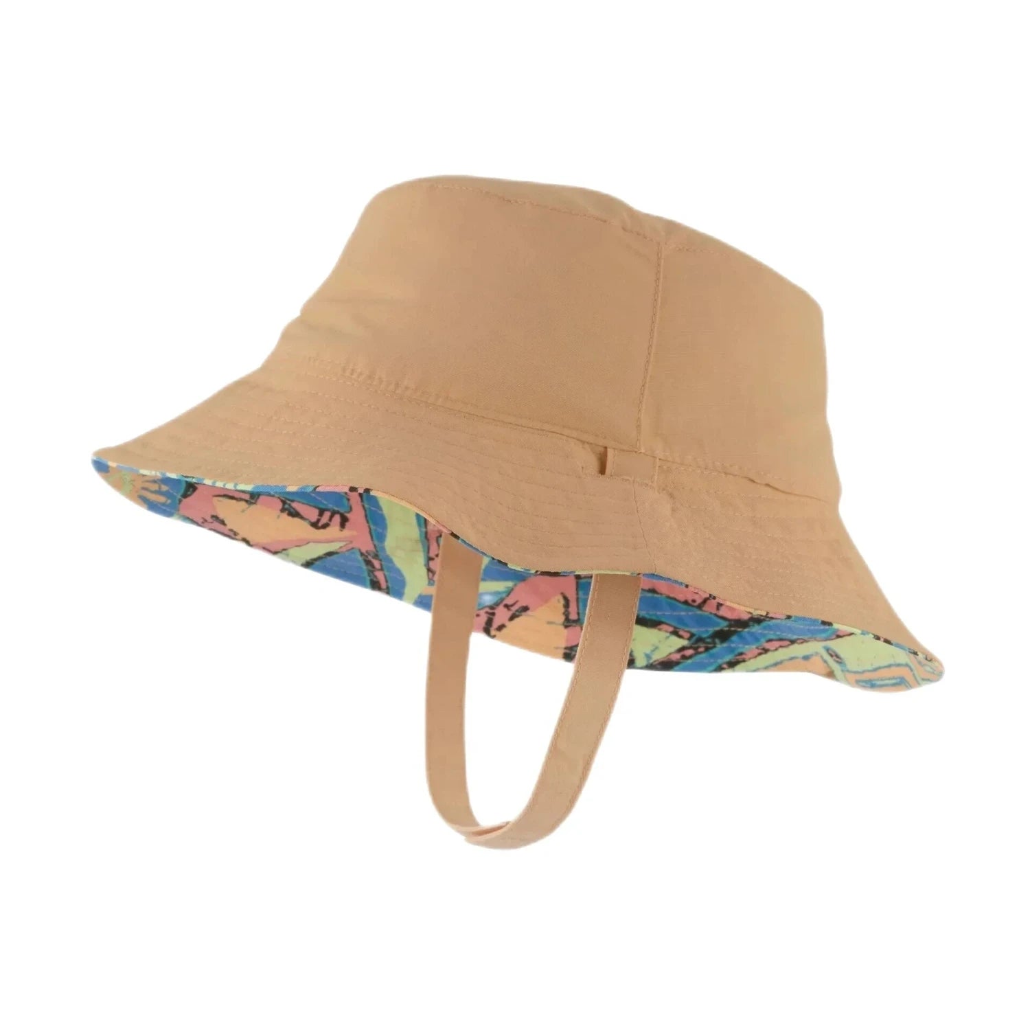 Patagonia Baby Sun Bucket Hat, High Hopes Salamander, inside front and side view