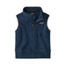 Patagonia Baby Synchilla® Fleece Vest shown in the New Navy color option.