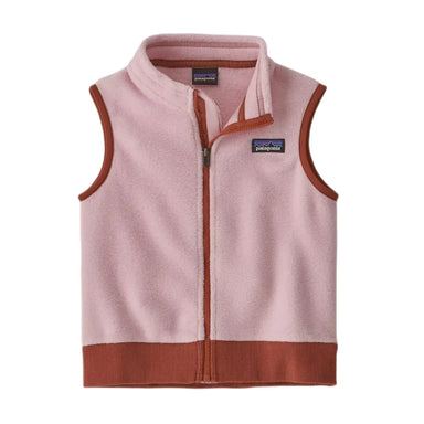 Patagonia Baby Synchilla® Fleece Vest  shown in the Pleasant Pink color option.