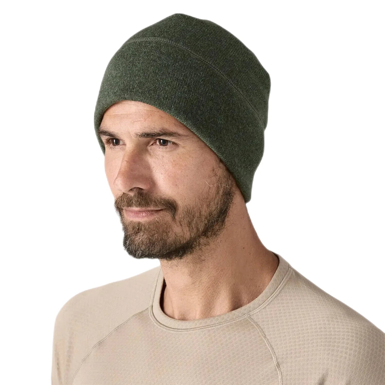 Patagonia Better Sweater™ Fleece Beanie shown in Torrey Pine Green on model