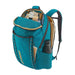 Patagonia Black Hole® Pack 32L, Belay Blue, top and side view of inside pockets