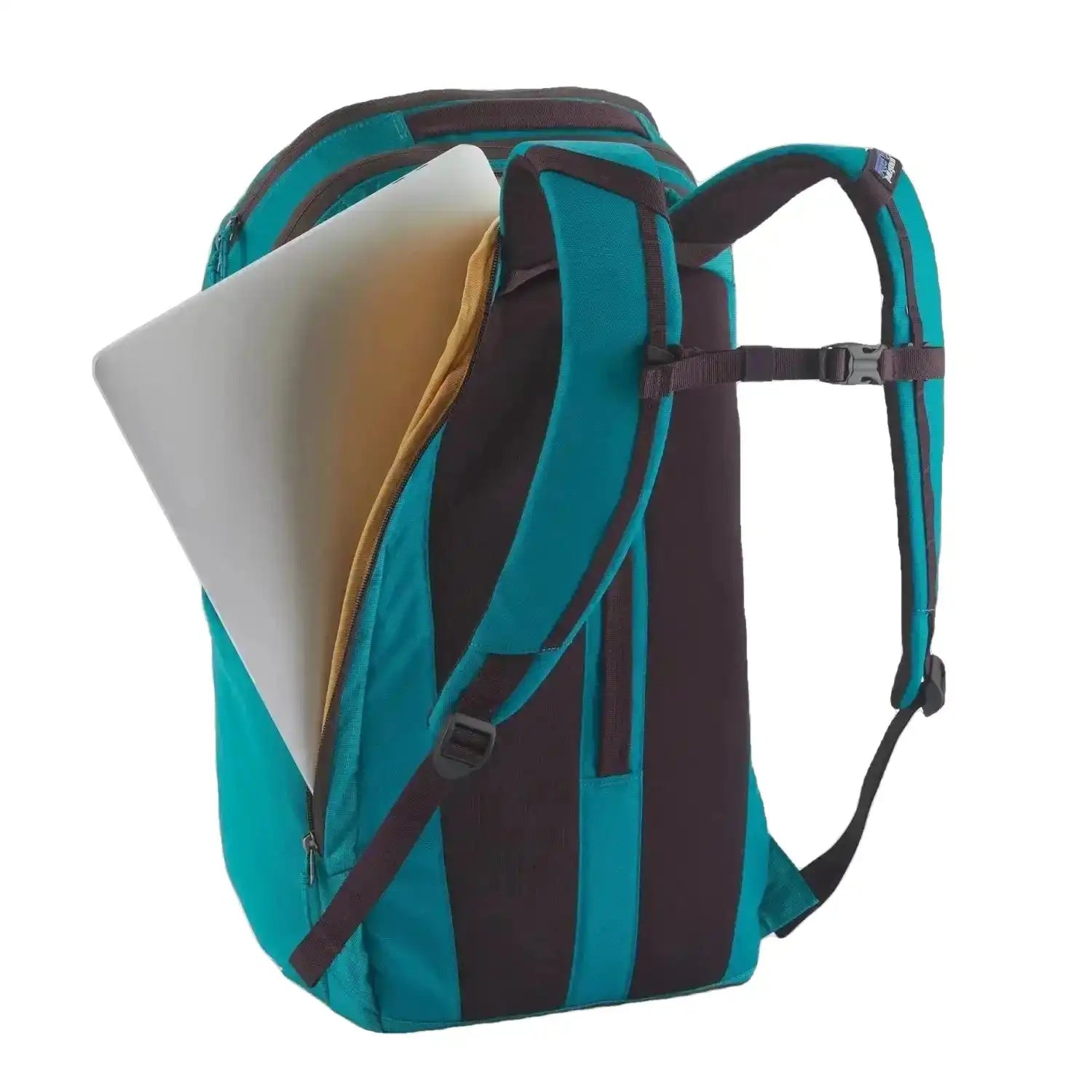 Patagonia Black Hole® Pack 32L, Belay Blue, side view of laptaop packet 