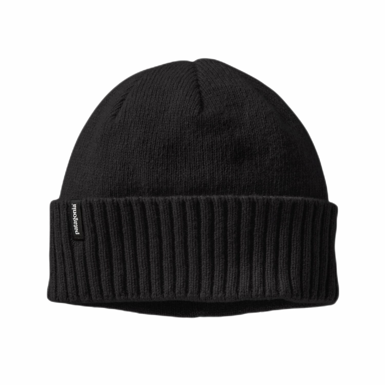 Patagonia Brodeo Beanie, Black, front view flat