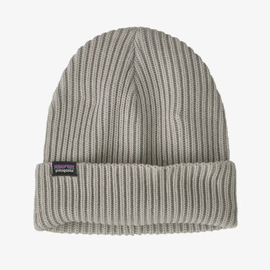 Patagonia Fisherman's Rolled Beanie shown in the Crisp Grey color.