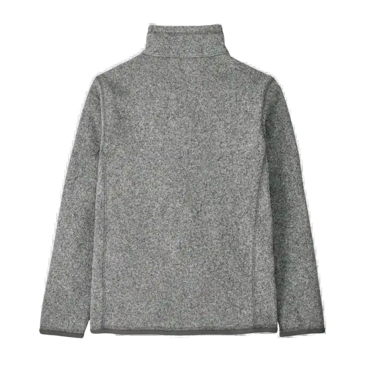 Patagonia Kid's Better Sweater® Fleece Jacket in Birch White, back view flat