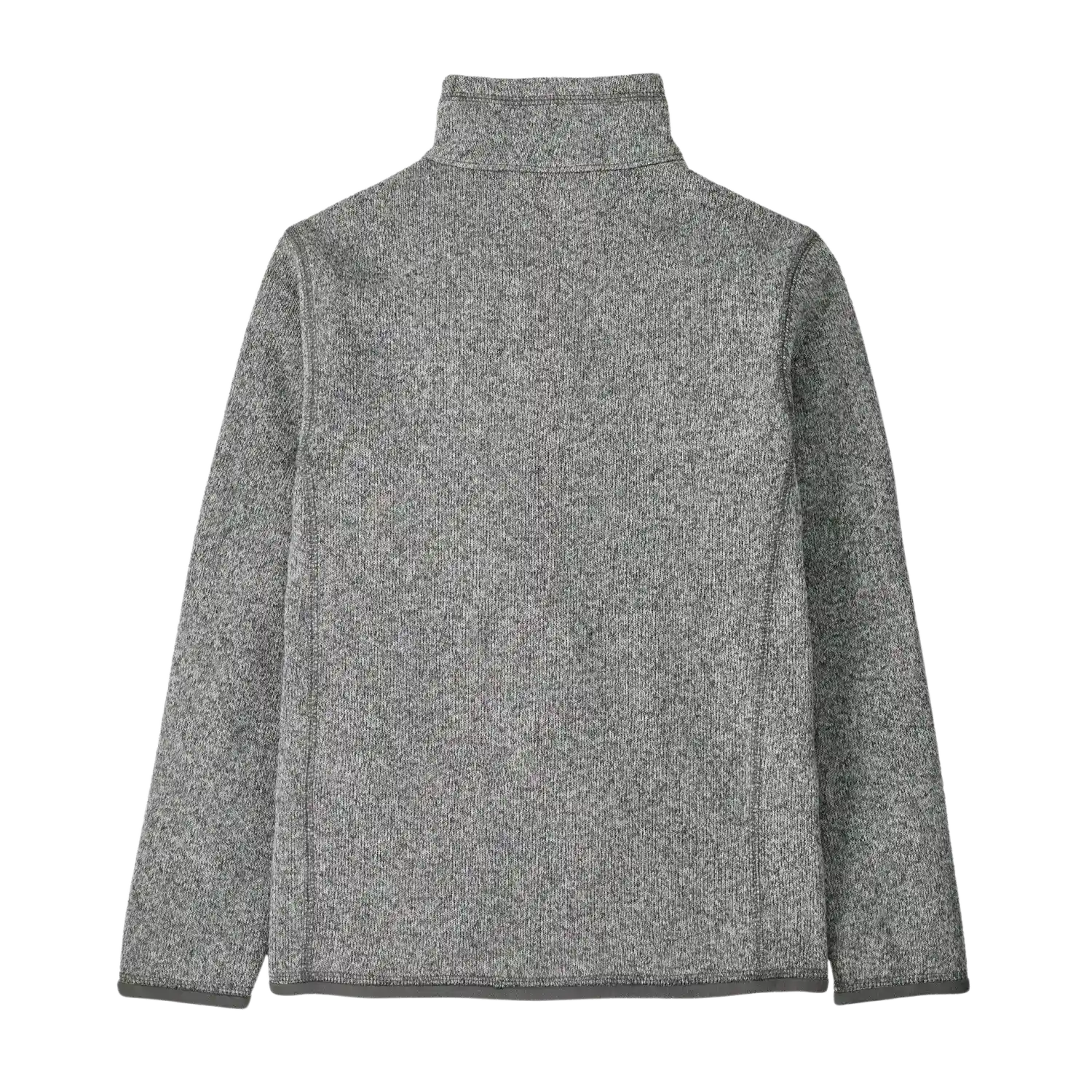 Patagonia Kid's Better Sweater® Fleece Jacket in Birch White, back view flat