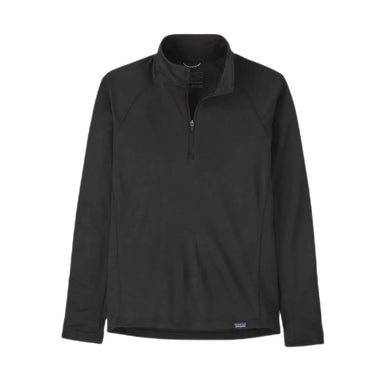 Patagonia K's Capilene® Midweight Zip-Neck, Black, front view 