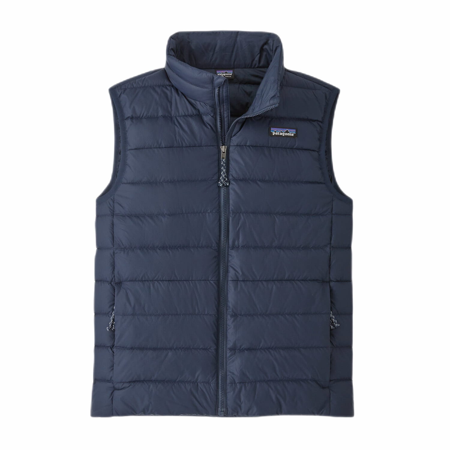 Patagonia K's Down Sweater™ Vest, New Navy, front view flat