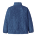 Patagonia Kid's Nano Puff Jacket in Clement Blue, back view flat
