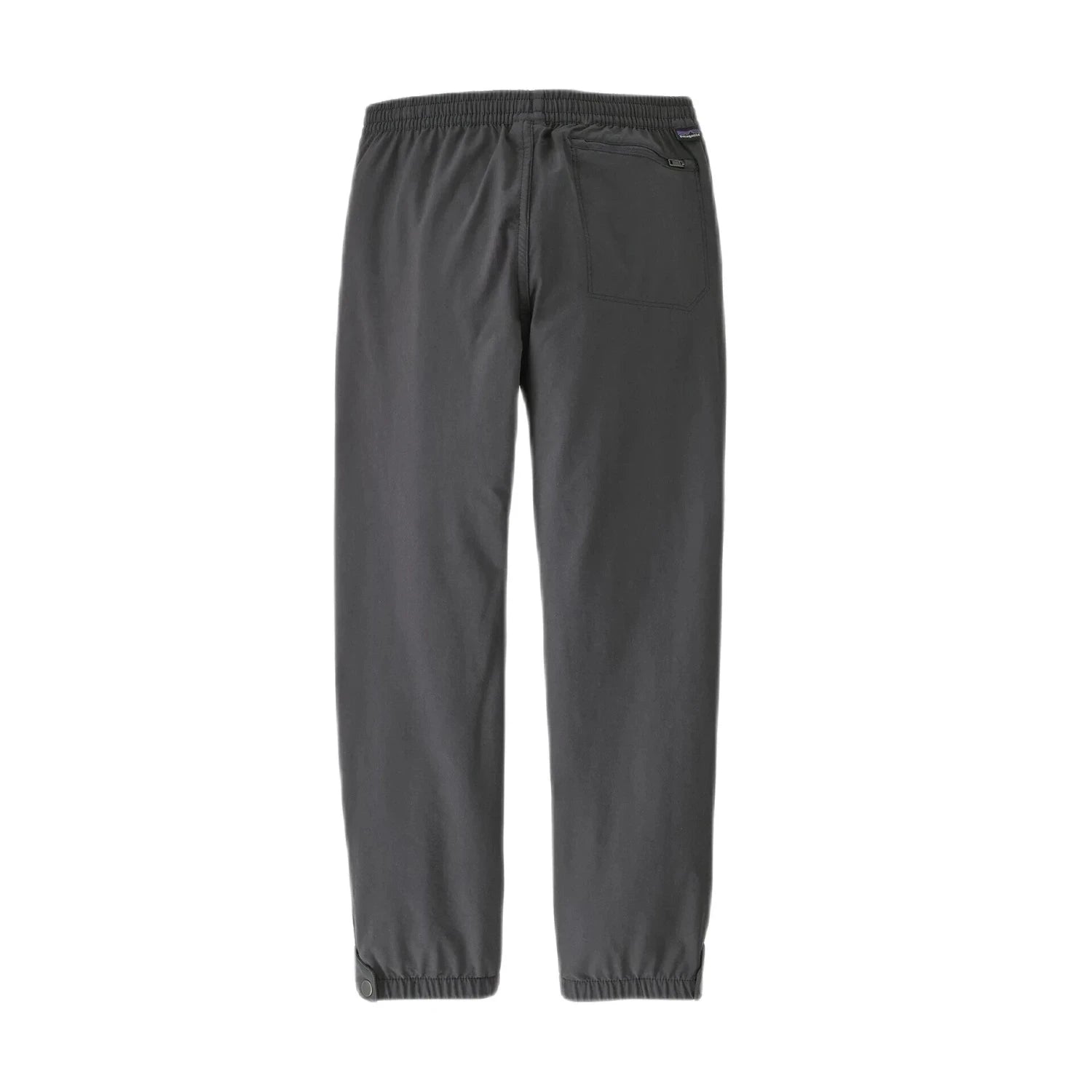 Patagonia K's Quandary Pants, Forge Grey, back view flat 