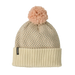 Patagonia Kid's Powder Town Beanie in Confetti Natural, front view flat