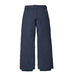 patagonia kids powder town snow pants in new navy back flat view