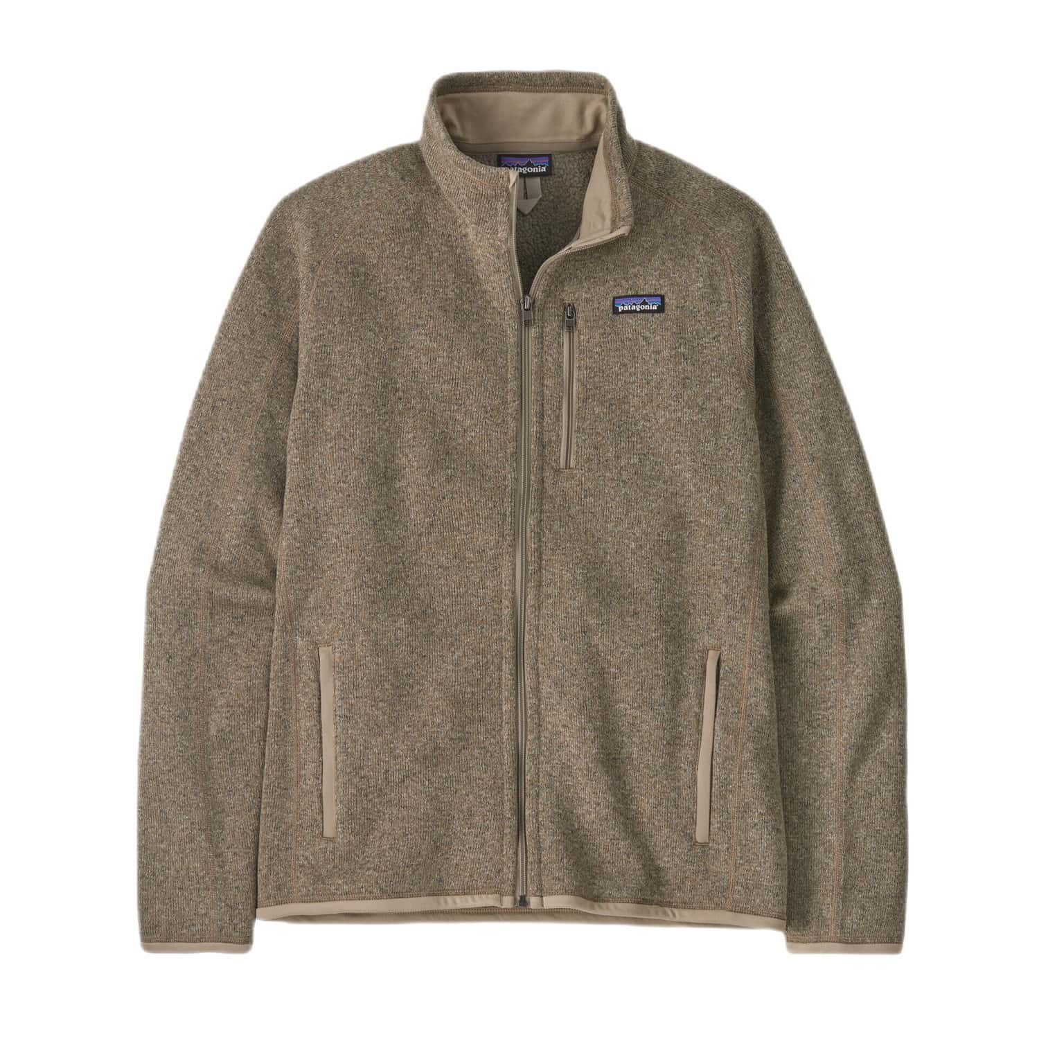 Patagonia M's Better Sweater® Fleece Jacket, Seabird Grey, front view flat