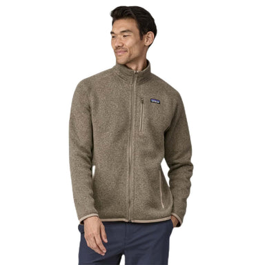 Patagonia M's Better Sweater® Fleece Jacket, Seabird Grey, front view on model