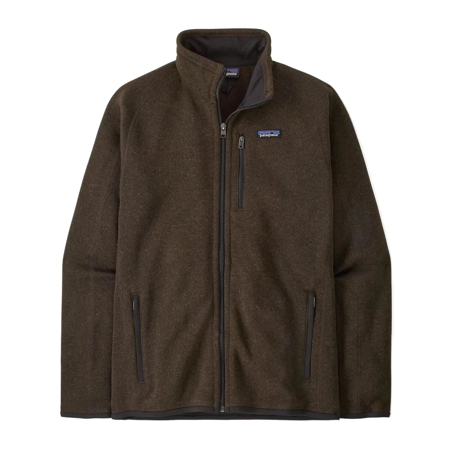Patagonia M's Better Sweater® Fleece Jacket in Otter Brown, front view flat 