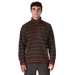Patagonia Men's Better Sweater® 1/4-Zip Fleece in Woven Dried Vanilla, front view on model
