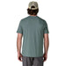 Patagonia Men's Capilene® Cool Ultra Shirt in Blue Sage, Sage X Dye, back view on model 