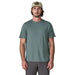 Patagonia Men's Capilene® Cool Ultra Shirt in Blue Sage, Sage X Dye, front view on model 